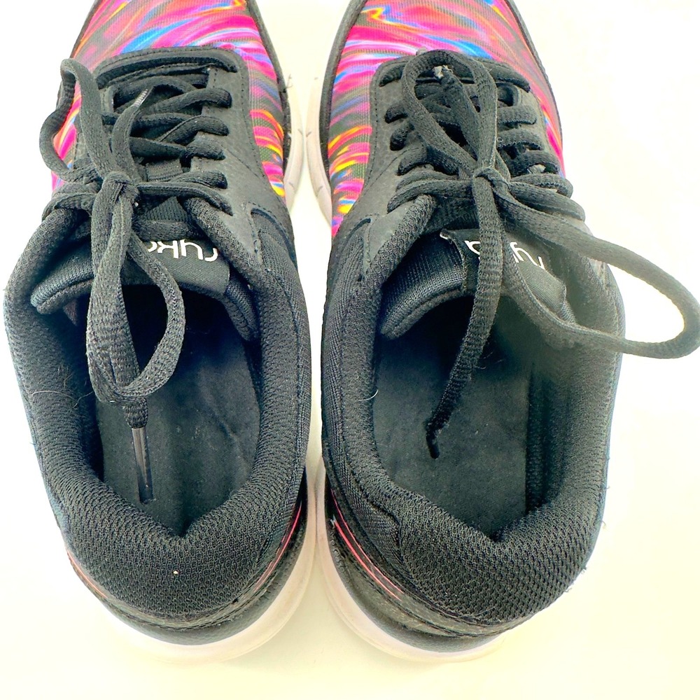 Ryka Women's Athletic Walking‎ Shoes Black Rainbow Mesh Comfort Size 7 - Picture 5 of 8